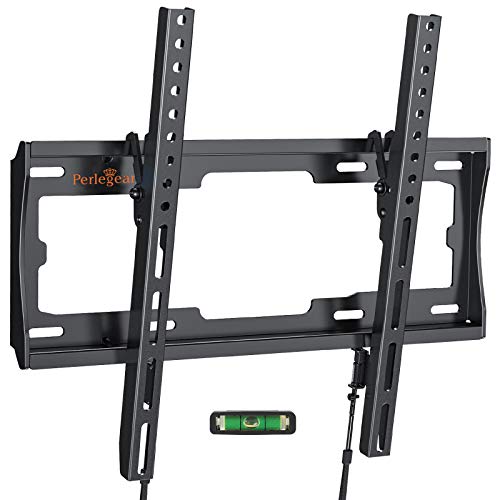 Perlegear Soporte de Pared para TV 26 a 55 Pulgadas - Soporte de Televisores en Pared Inclinable con Carga de 45 kg, VESA máx. 400 x 400 mm