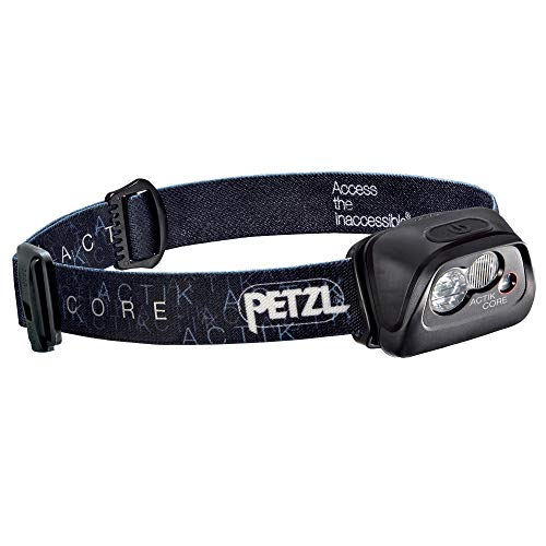 PETZL Linterna frontal Actik Core unisex, negra, talla única UE