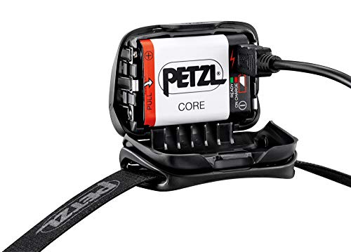 PETZL TACTIKKA Core Linterna Negra lámpara, Unisex-Adult, One Size