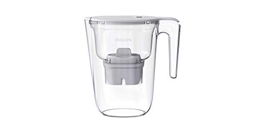 Philips - AWP2935 - Jarra filtradora de agua, Incluye 1 cartucho Micro X Clean, Reduce la cal, el cloro y los Microplásticos y PFOA, Agua filtrada con gran sabor y pureza, 2,6 Litros