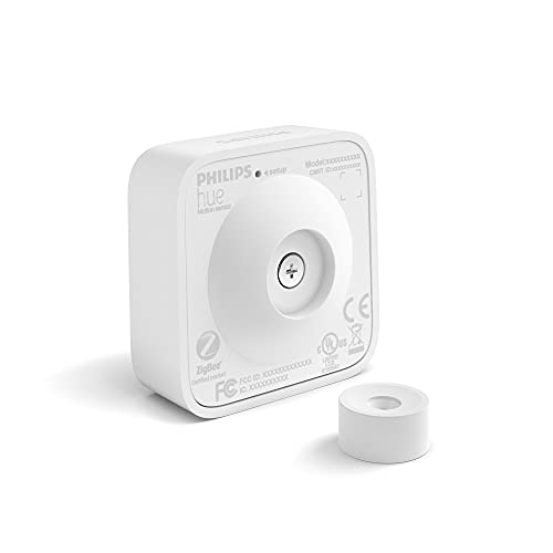 Philips Hue - Sensor de movimiento controlable vía WiFi, compatible con Amazon Alexa, Apple HomeKit y Google Assistant, Blanco