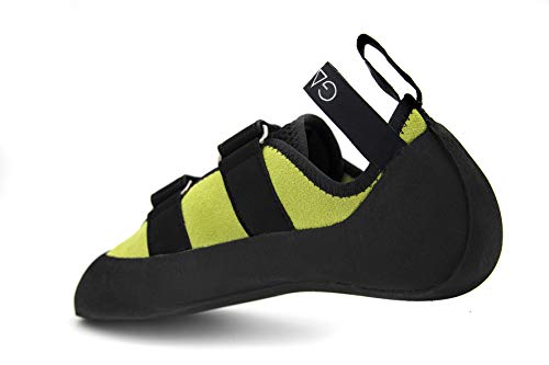 Pies de Gato Kame Combinan adherencia y Durabilidad. Zapatillas Escalada (Verde, EU44, 265mm)