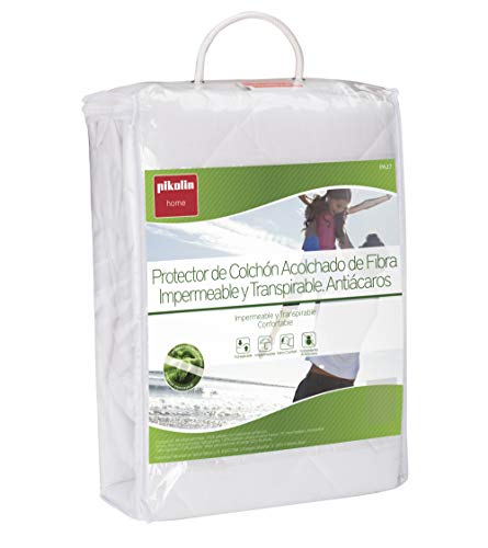 Pikolin Home - Protector de colchón acolchado antiácaros con membrana impermeable SmartSeal para colchones de hasta 32 cm de altura