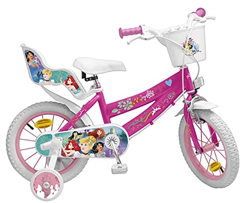 Pik&Roll Princesse - Bicicleta para niña, 14 Pulgadas, Color Rosa