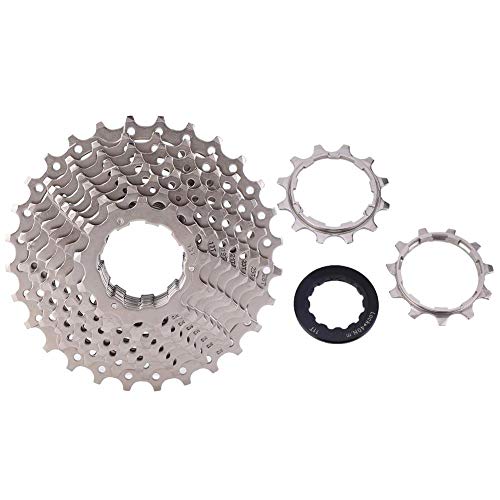 Piñón de cassette de rueda libre de bicicleta, 8/9/10/11 Velocidad 11-28T Piñón de cassette de rueda libre de bicicleta de carretera Accesorios de reemplazo de bicicleta Diseño hueco(10S 11-28T)