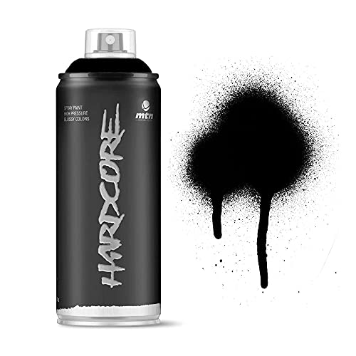 Pintura en spray MTN HC2 Negro Mate 400ml