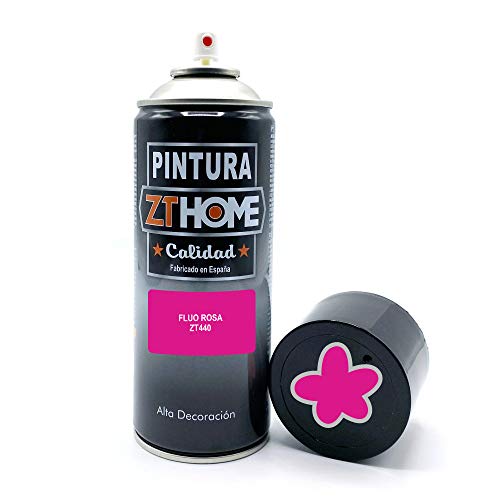 Pintura Spray Rosa Fluor 400ml imprimacion para madera, metal, ceramica, plasticos / Pinta todo tipo de cosas y superficies Radiadores, bicicleta, coche, plasticos, microondas, graffiti