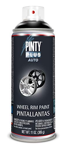 PINTYPLUS AUTO Pintura Spray Pinta Llantas 520cc Negro L104