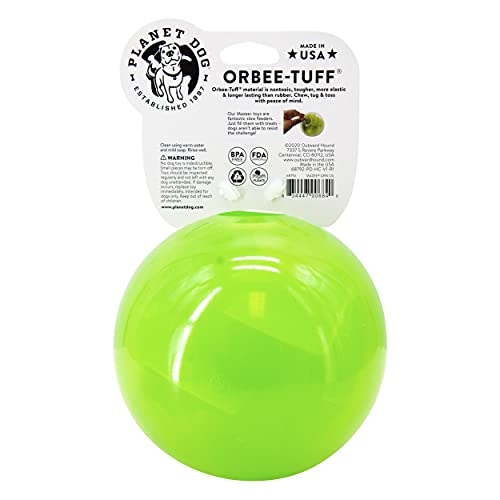 Planet Dog Orbee-Tuff Mazee - Dispensador de recompensas con forma de laberinto - Rompecabezas para perros - Verde