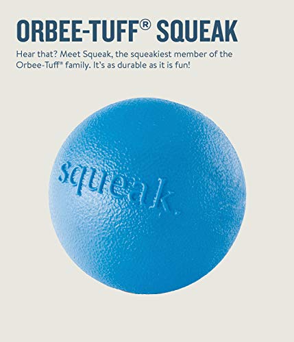 Planet Dog Orbee-Tuff Squeak - Pelota para perros - Azul