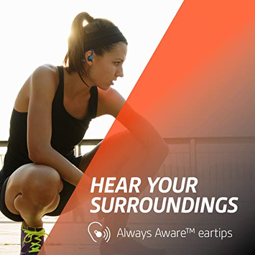 Plantronics BackBeat Fit 2100 Bluetooth - Auriculares Deportivos, In-Ear, Azul, Uni