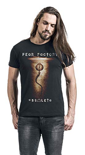 Plastic Head Fear Factory Obsolete TSFB Camiseta, Negro, M para Hombre