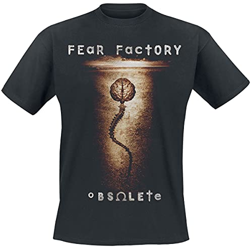 Plastic Head Fear Factory Obsolete TSFB Camiseta, Negro, M para Hombre