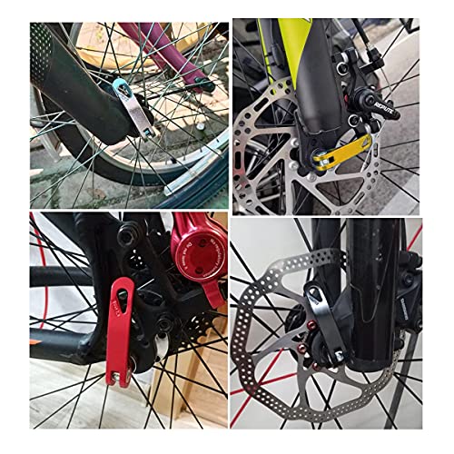 PLATT Cierres rápidos para Bicicletas, Aleación Aluminio Bike Pinchos De Eje De Liberación Rápida, Eje De Rueda Delantero Y Trasero para Bicicleta, para Bicicleta De Montaña Y Carretera