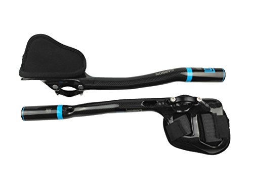 PLATT Manillar de bicicleta 31,8 de carbono, manillar de carrera/triatlón Aerobar, accesorio para manillar Tri Bar, 3K Glossy