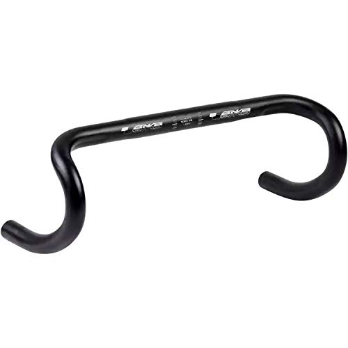 PLATT Manillar para Bicicleta de Carretera de aleación de Aluminio 25.4MM/31.8MM Ligero Curva Bar 380/400/420MM (25,4mm, 400MM)