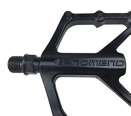 PLATT Pedales para Bicicletas,Pedales de Plataforma para Bici MTB/BMX/Bicicleta de Carretera, Pedal de Aluminio DU 9/16"