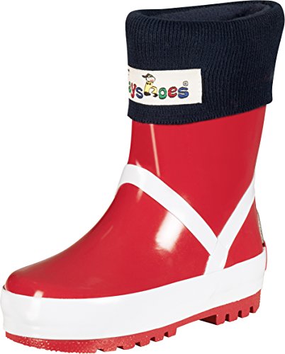 Playshoes Fleece-Stiefel-Socke, Calentadores Unisex Niños, Azul, 22/23 EU