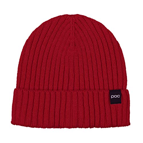 POC Beanie Rib - Gorro Unisex, Unisex Adulto, Boina, 64250, Glucose Red, Talla única