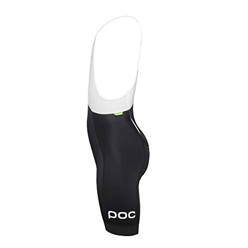 POC Essential Road Bib Shorts, Hombre, Uranium Black, XSM