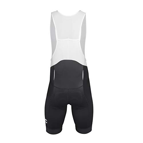 POC Essential Road Bib Shorts, Hombre, Uranium Black, XSM