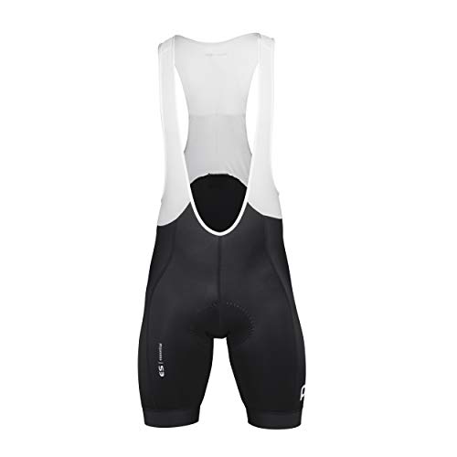 POC Essential Road Bib Shorts, Hombre, Uranium Black, XSM