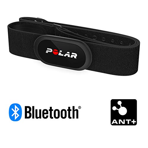 Polar H10 Sensor de frecuencia cardíaca - ANT+, Bluetooth, ECG resistente al agua con memoria interna - compatible con apps de Fitness, ciclocomputadores y Smartwatches