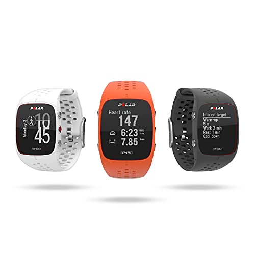 Polar M430 Reloj de Running con GPS y Frecuencia cardíaca en la muñeca, Multideporte, resistente al agua, actividad 24/7 y registro continuo de FC, registro del sueño, programas de running