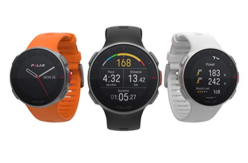 Polar Vantage V HR -Reloj premium con GPS y Frecuencia cardíaca - Sensor H10 - Multideporte y perfil de triatlón - Potencia de running, batería ultra larga, resistente al agua - Blanco