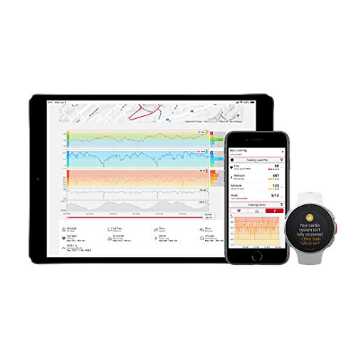 Polar Vantage V HR -Reloj premium con GPS y Frecuencia cardíaca - Sensor H10 - Multideporte y perfil de triatlón - Potencia de running, batería ultra larga, resistente al agua - Blanco