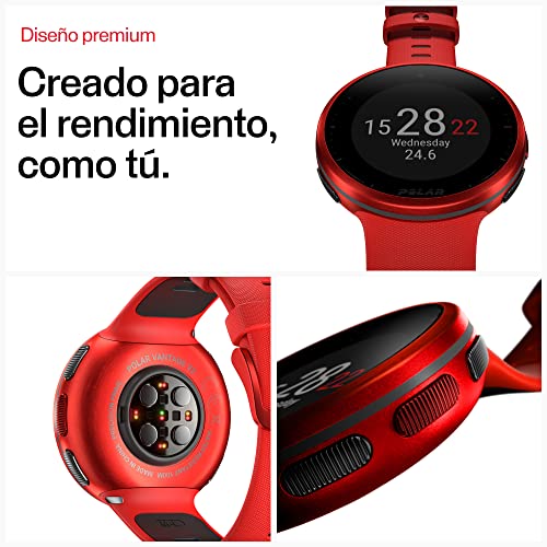 Polar Vantage V2 con H10 Sensor - Premium Multisport GPS Smartwatch - Registro de Frecuencia Cardíaca en la Muñeca para Running, Natación, Ciclismo - Controles de Música, Predicción Meteorológica