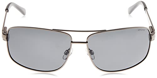 Polaroid P4314 Y2 A4X 63 Gafas de Sol, Gris (Gun/Grey Polarized), Hombre