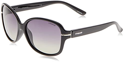 Polaroid P8419 IX KIH Gafas de Sol, Negro (Black/Grey Faded Polarized), 58 para Mujer