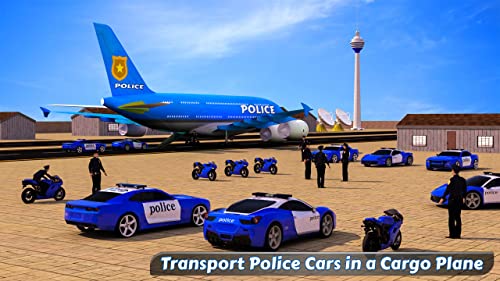 policía coche avión transportista: simulador de crimen real disparos de gángsters y conducción de camiones