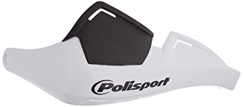 Polisport Evolution Integral Guardamanos para motocicletas, color blanco