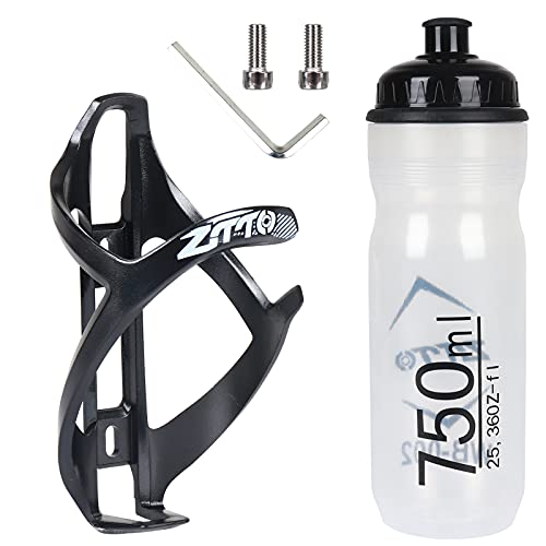 Portabidón de Bicicleta Botellero Bicicleta MTB Portabidon Bicicleta con Botella de 750 ml para Carretera,Bicicleta de montaña,Bicicleta de Carreras