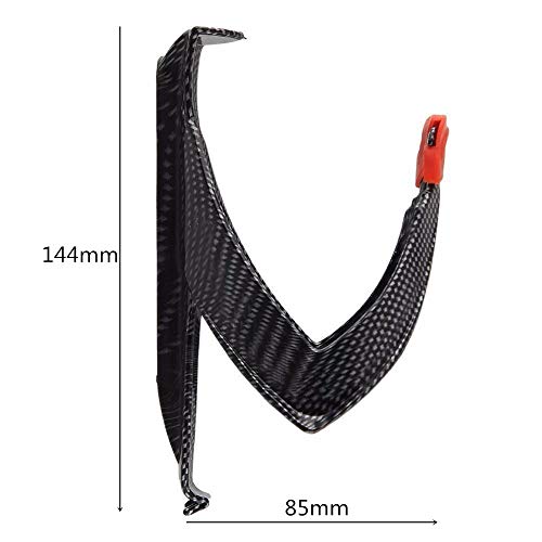 Portabidones para Bicicletas Fibra De Carbono Ultralight Botellero Bicicleta MontañA Ligero Y Robusto Porta Bidones Bici Carretera para Cochecito De Bicicleta