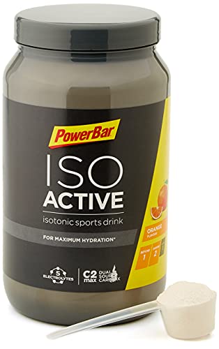 PowerBar Isoactive Orange 1320g - Bebida Deportiva Isotónica - 5 Electrolitos + C2MAX