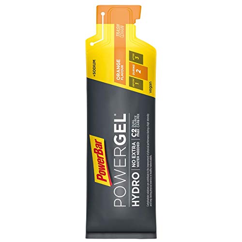 PowerBar PowerGel Hydro Orange 24x67ml - Gel Energético de Alto Carbono + C2MAX + Sodio