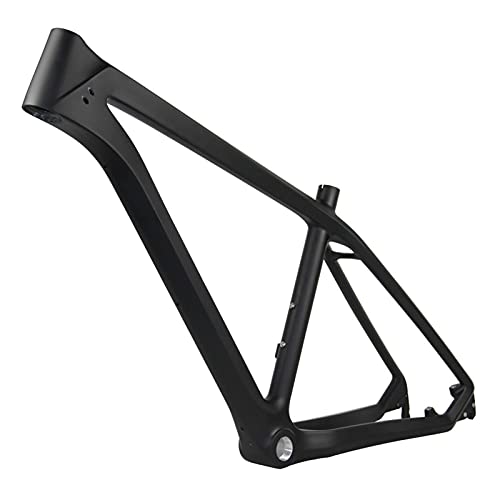 PPLAS 26er Carbon MTB Frame Ultralight T800 Carbon Bike Bike Frame Kids MTB Bicicletas Marcos de Carbono B.S.A Tamaño 17" (Color : UD Black Matte, Size : 17inch)