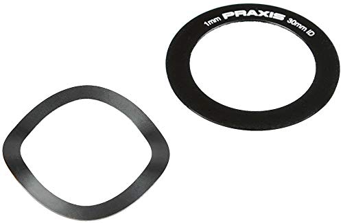 PRAXIS PEDALIER M30 T47 THR Internal Bearing 47-8000, Adultos Unisex, Negro, Estandar