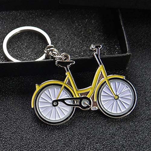 PRETYZOOM Llaveros de Bicicleta de 3 Piezas Llaveros Colgantes en Forma de Bicicleta de Metal Llaveros Colgantes Decorativos para Mochila de Bolso