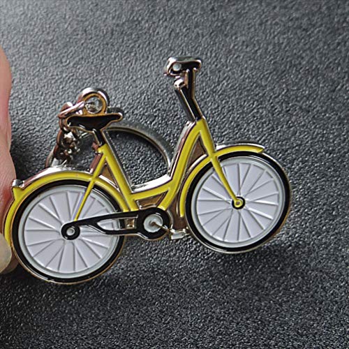 PRETYZOOM Llaveros de Bicicleta de 3 Piezas Llaveros Colgantes en Forma de Bicicleta de Metal Llaveros Colgantes Decorativos para Mochila de Bolso