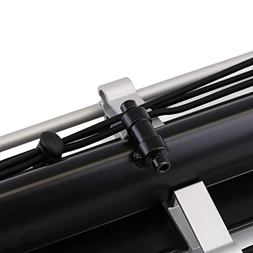 PrimeMatik - Portaequipajes metálico trasero bicicleta fijación tubo con guardabarros 30x12cm