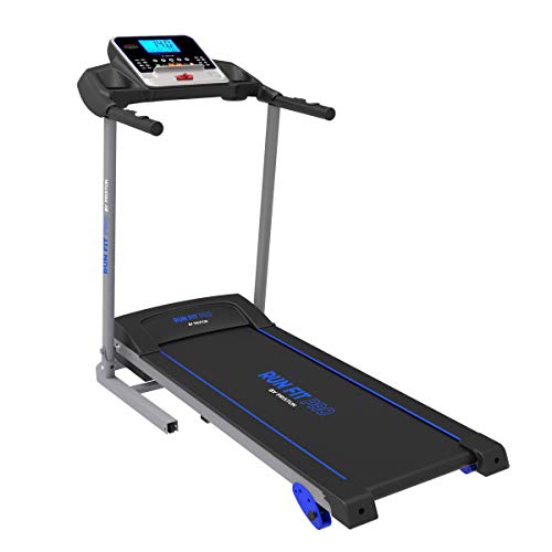 PRIXTON Run Fit RF200 - Cinta de Correr Electrica Plegable/Cintas de Andar Electricas Plegables con Velocidad e Inclinacion Regulable, Soporte Tablet/móvil, Pulsómetro y Pantalla LED