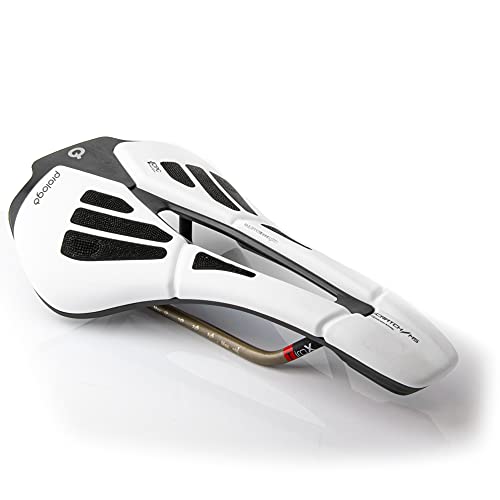 Prologo Scratch M5 CPC Pas Tirox Sillín de Carretera, Unisex, Blanco, 140 mm