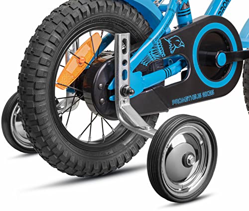Prometheus Ruedines universales para Bicicleta Infantil de 12 a 18 Pulgadas | sólo adecuados para Montaje en la Rueda Trasera – Estructura Resistente de Acero con Ruedas de Goma | Edición 2019