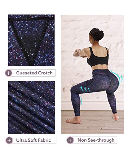 Promover Leggings Mujer Cintura Alta Mallas de Deporte Pantalones de Yoga Leggings y Medias Deportivas con Bolsillos Fitness Suaves Elásticos para Correr