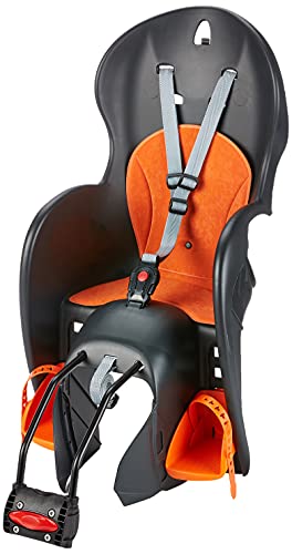 Prophete 5 - Silla Infantil para Bicicleta con cinturón, Color Gris y Naranja