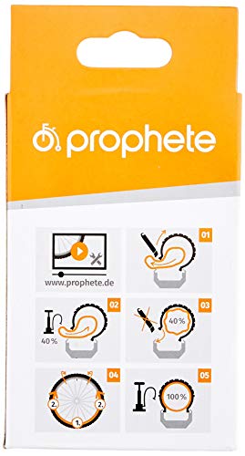 Prophete Fahrradschlauch Cámara de Aire para Bicicleta, 20 x 1,75-20 x 2,125 (47/57-406), Unisex Adulto, Negro, Talla única